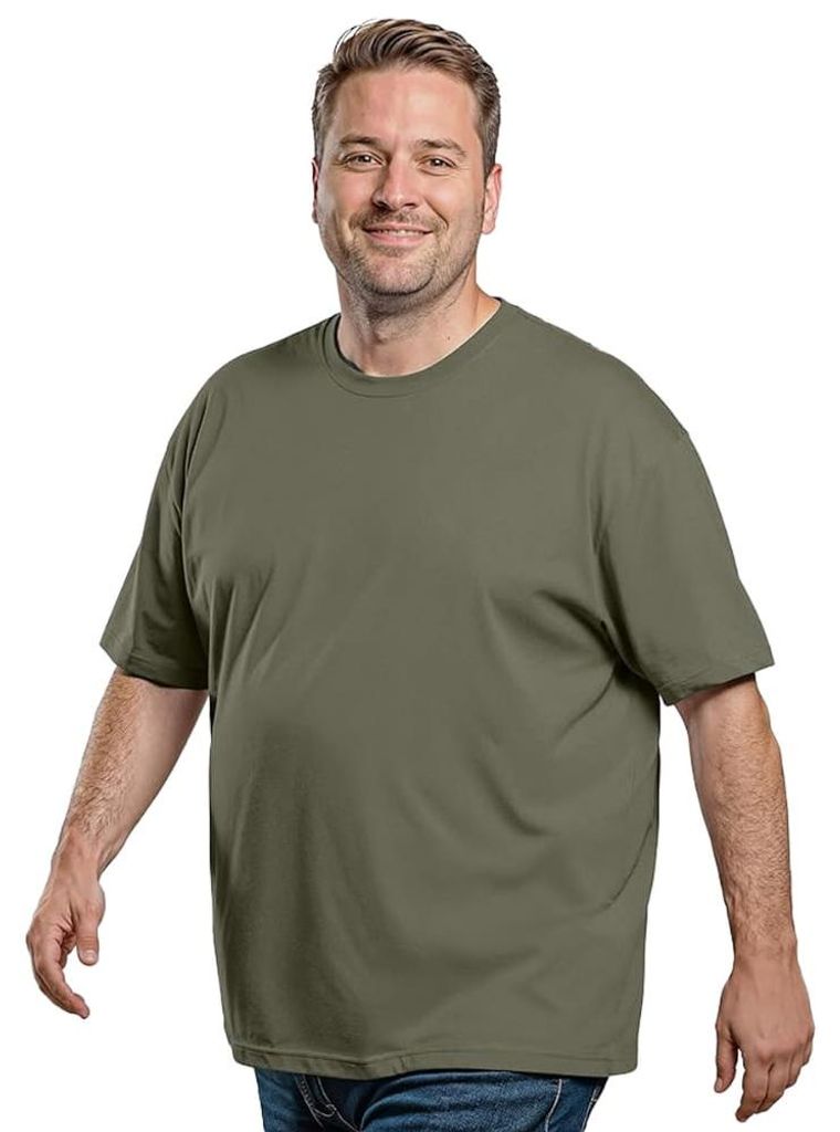 Logostar - Basic T-Shirt - Übergrößen bis 15XL - Olive / 15XL