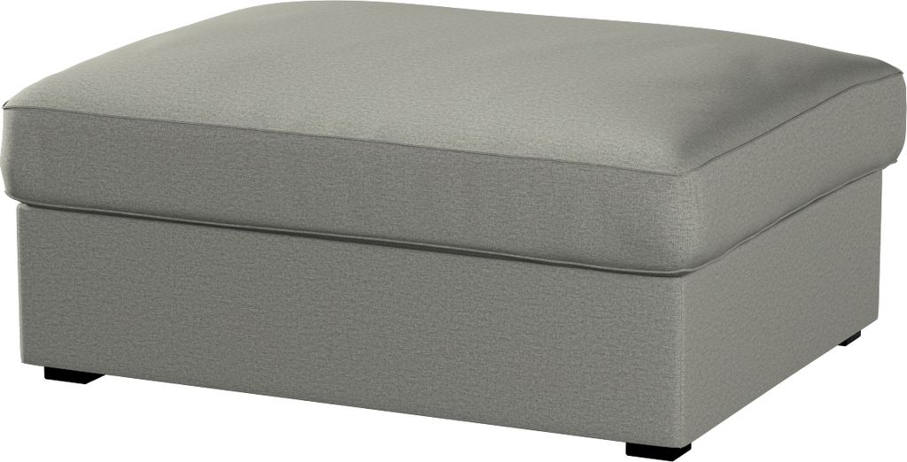 Dekoria Bezug für Kivik Hocker, grau, Bezug für Hocker Kivik