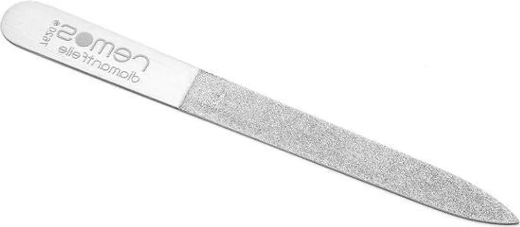 Lime à ongles diamantée en acier inoxydable de 10 cm pour manucure - 2