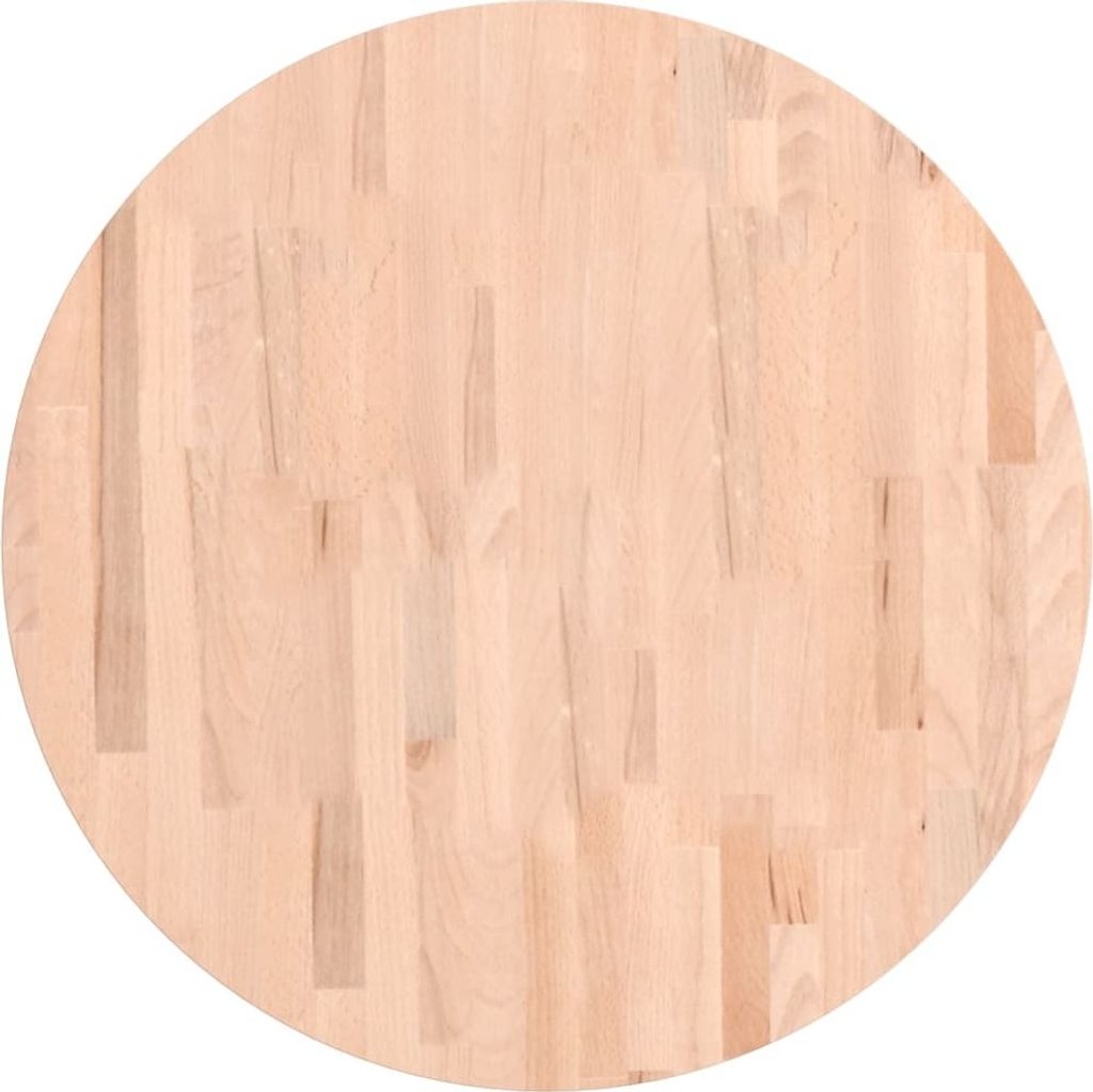 vidaXL Piano del tavolo Ø70x2,5 cm rotondo in legno Immagine del prodotto 