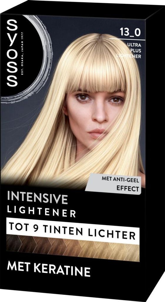 SYOSS – Coloration 13-0 Ultra Plus Lightener – Haarfärbemittel – Grauabdeckung – Reduziert Haarbruch – Maximale Aufhellung - 1 Stück