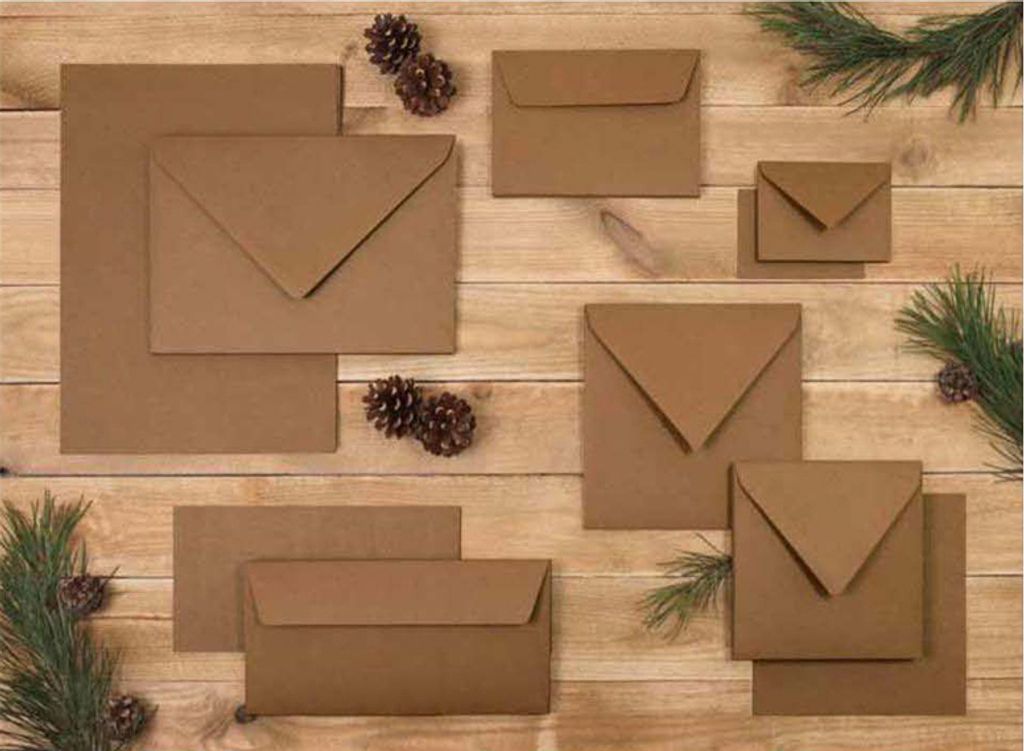 Pollen by Clairefontaine Briefumschlag Kraft 140 x 140 mm