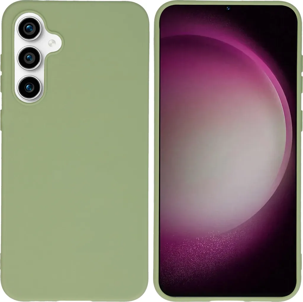 Cover imoshion Samsung Galaxy S23 FE TPU Flessibile Verde Oliva