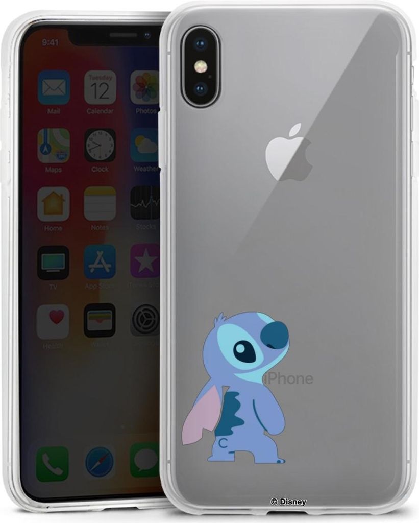 DeinDesign Handyhülle für Apple iPhone Xs Max Silikon Hülle Case Smartphone Schutzhülle Disney Fanartikel Lilo & Stitch