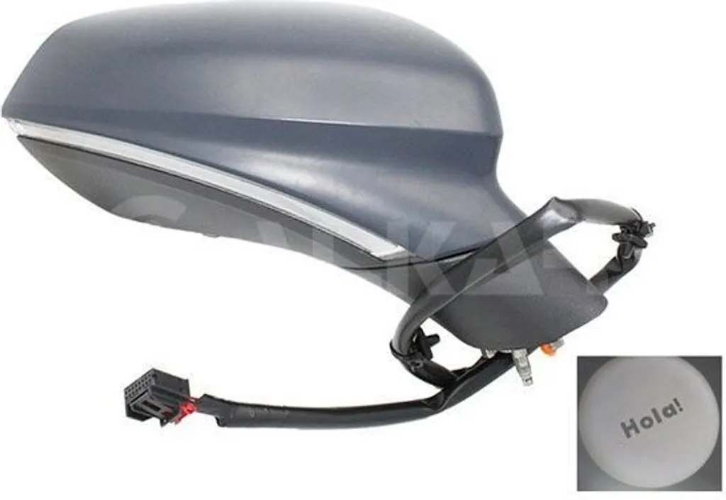 Rétroviseur droit électrique ALKAR 6150074 avec miroir dégivrant Leon