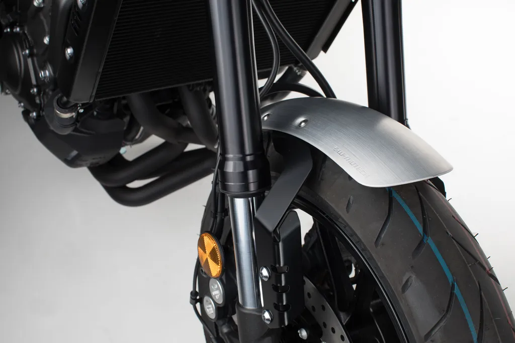 Garde-boue Avant SW-MOTECH en Aluminium Argent pour Yamaha MT-09