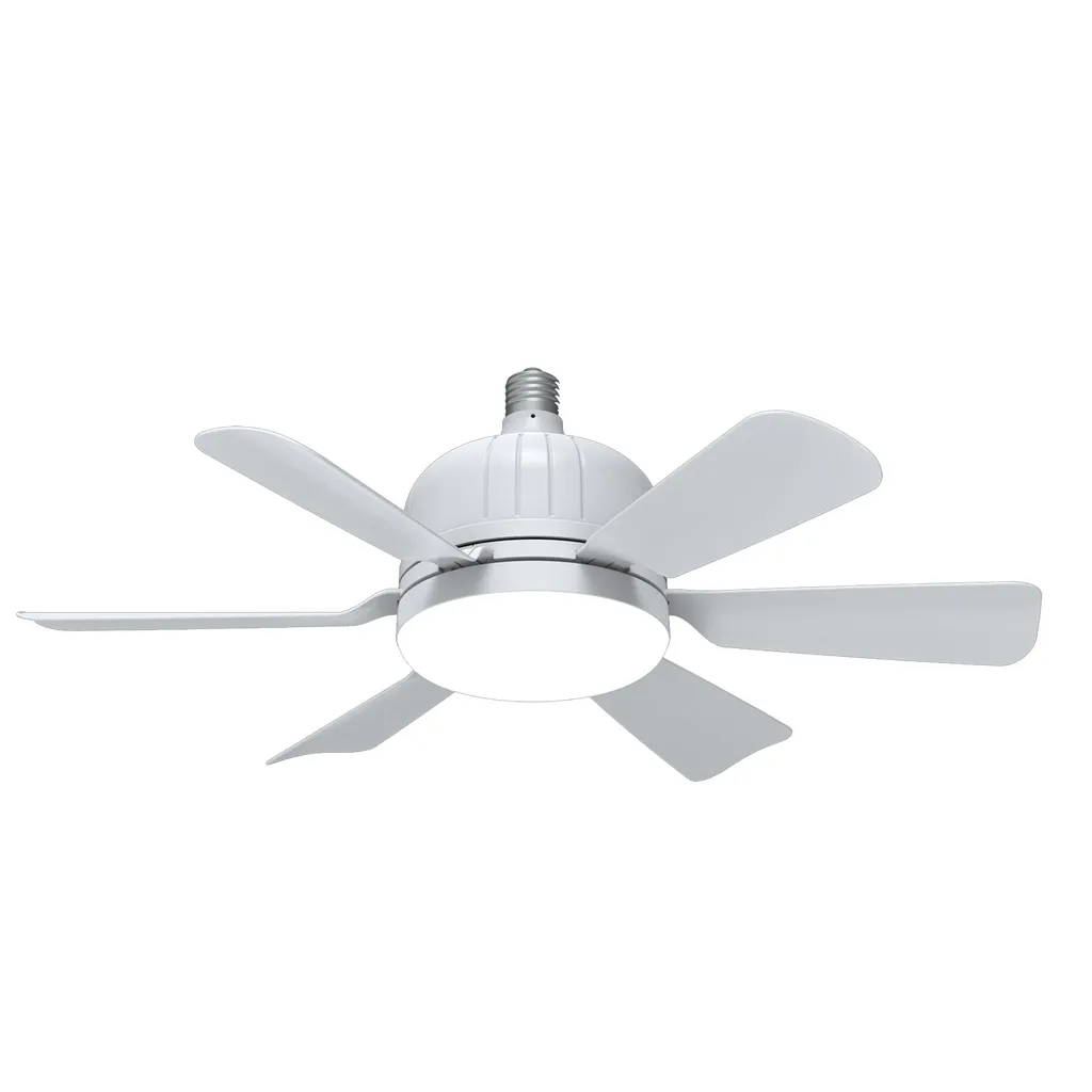 Lampe de ventilateur de plafond LED avec télécommande - Modèle V7-White - 3