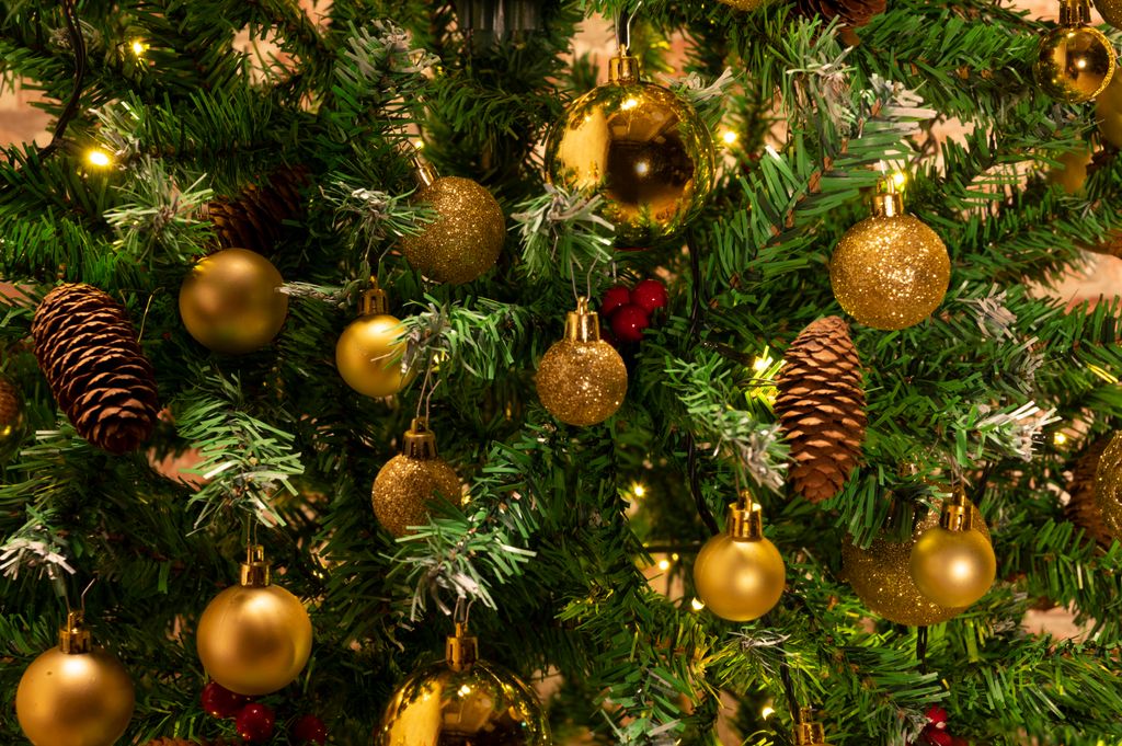 Christmas Gifts Weihnachtskugeln Set Gold - 100 Kunststoff Produktbild 4