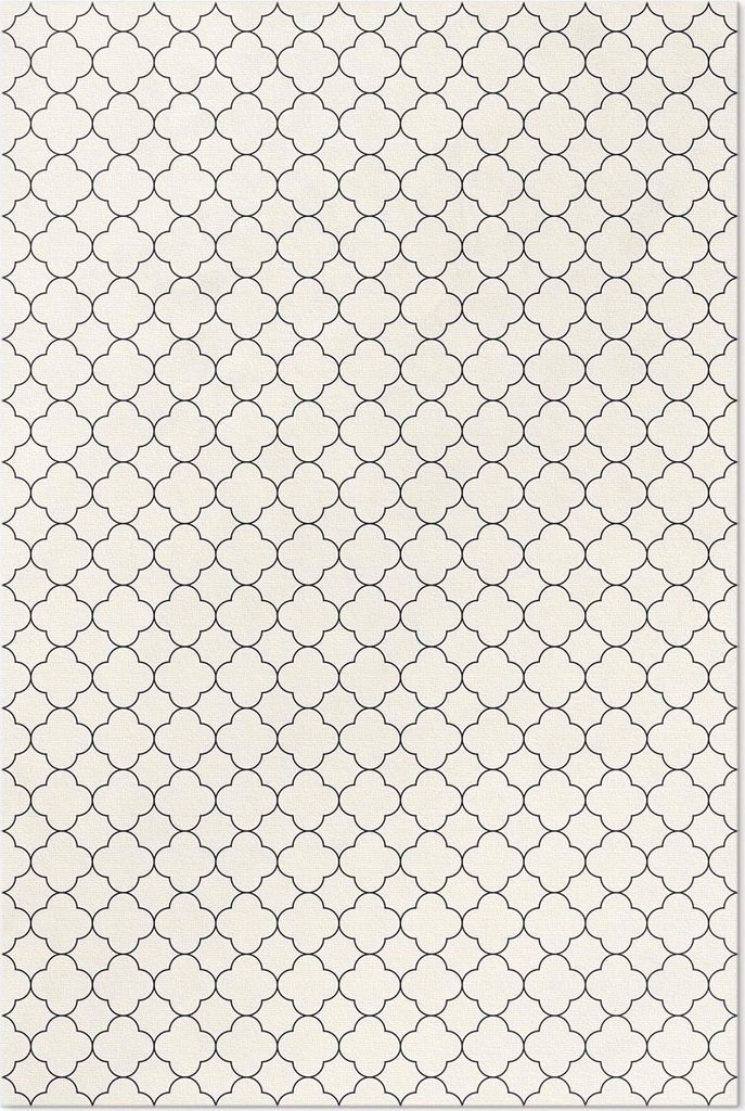 Elegantes dekoratives Muster – Vinylteppich – 140x210 cm – Indoor Teppich – Flur – Pflegeleicht – Modern