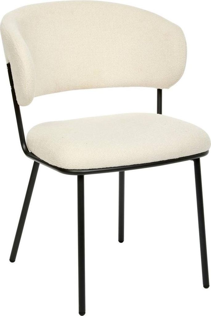 2er-set alba stoffsessel weiß l58xp54xh79 cm - Atmosphera créateur d'intérieur