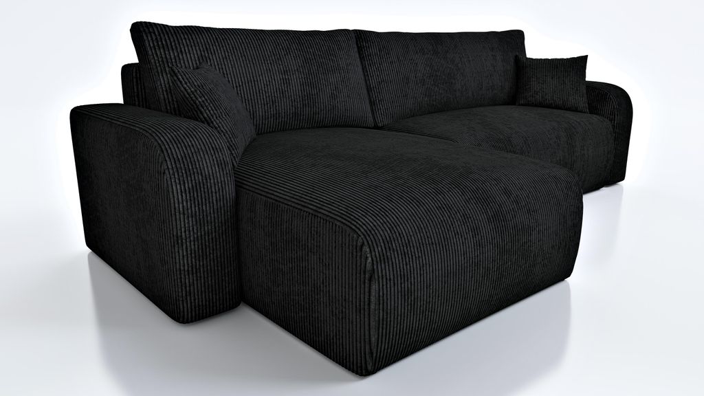 Ecksofa Havana XL mit Schlaffunktion und Stauraum Poso 135 Iwmar Möbel