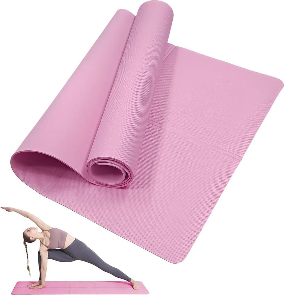 Faltbare 3 mm Yogamatte - Rutschfest Tragbar EVA - Fitnessstudio Türmatte - Frauen und Männer - Fitness Yoga Pilates - Training Camping Outdoor R...