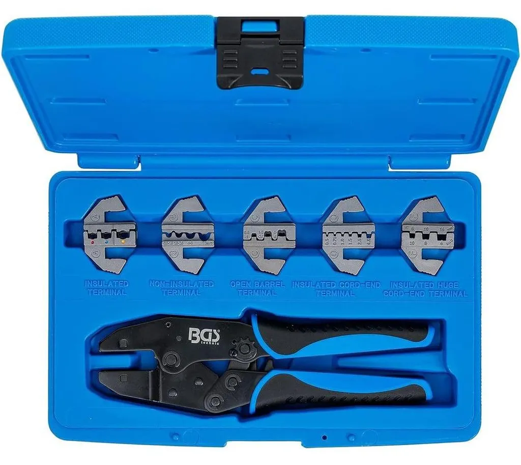 Coffret Pince à Sertir Polyvalente avec 5 Mâchoires Interchangeables - 4