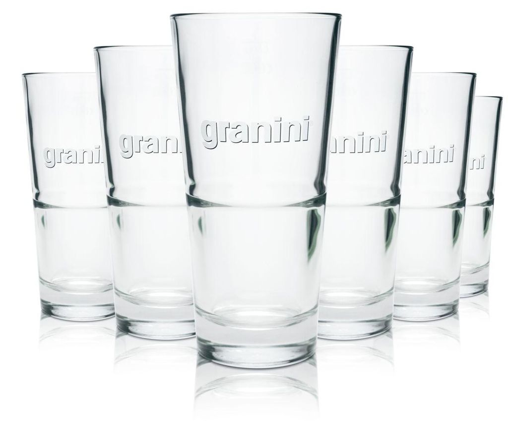 6x Granini Glas 0,5l Longdrinkgläser Cocktailgläser Produktbild 