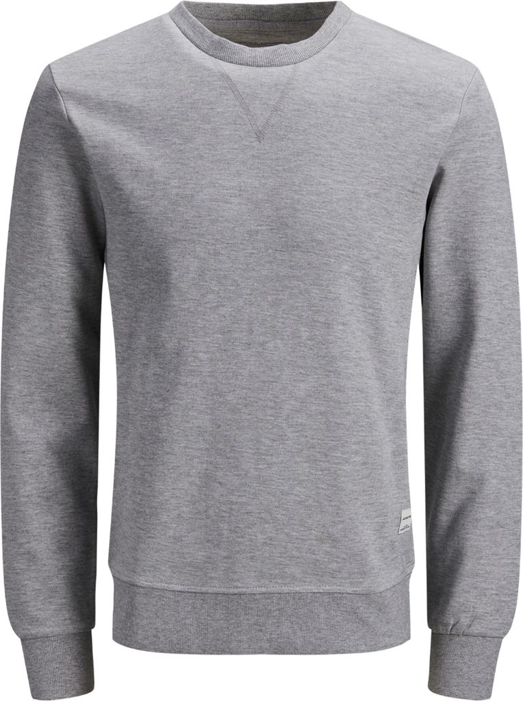 JACK & JONES Basic Sweater Langarm Sweatshirt Rundhals Pullover Jumper JJEBASIC Größe: XS