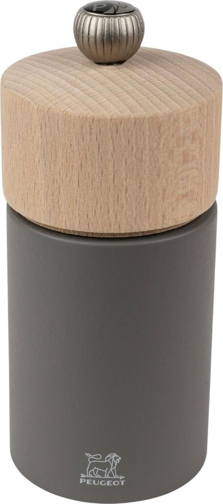PEUGEOT Pfeffermühle BOREAL 12cm Zirkonia-Mahlwerk Buchenholz Felsgrau