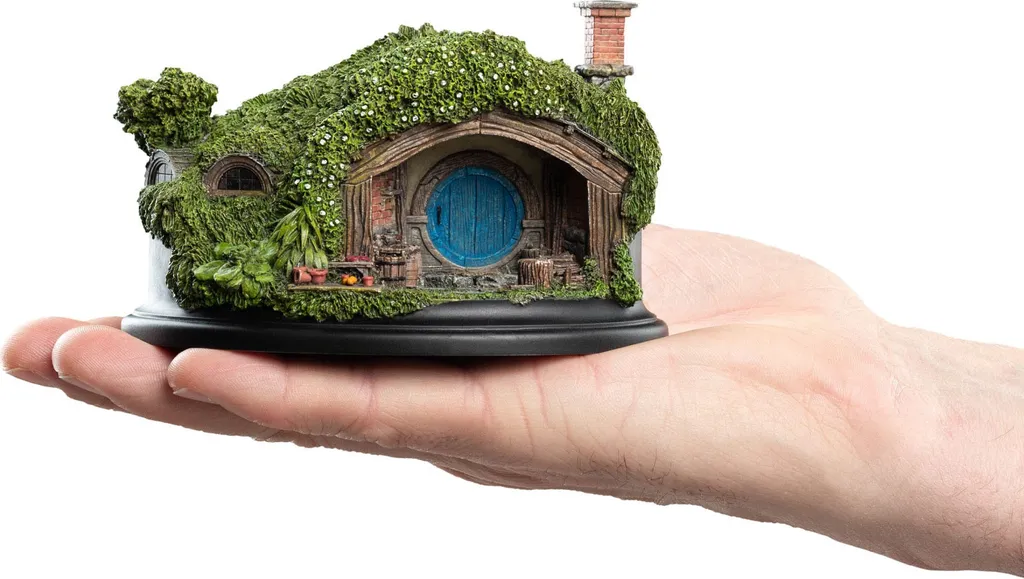 Statue Décorative Maison de Hobbit - Hobbit Hole 1 Hill Lane en Résine