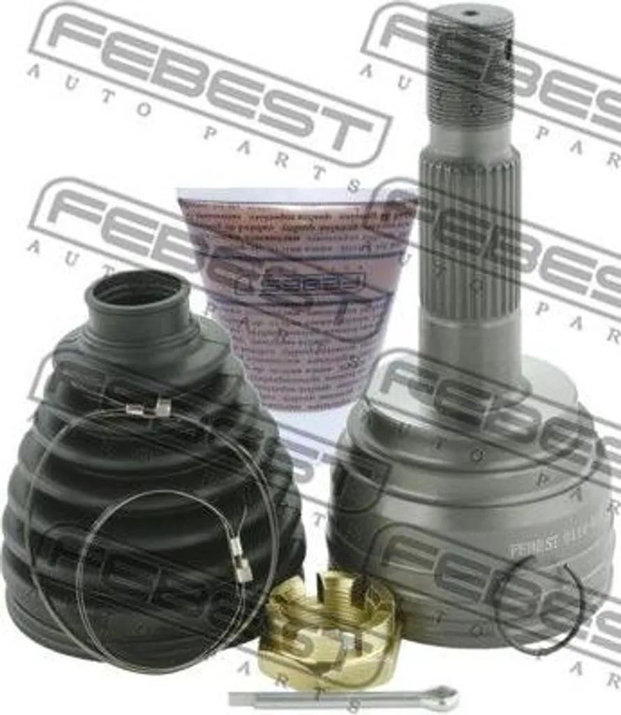 Supprimer vibrations transmission avec joint FEBEST 0110-038 Toyota