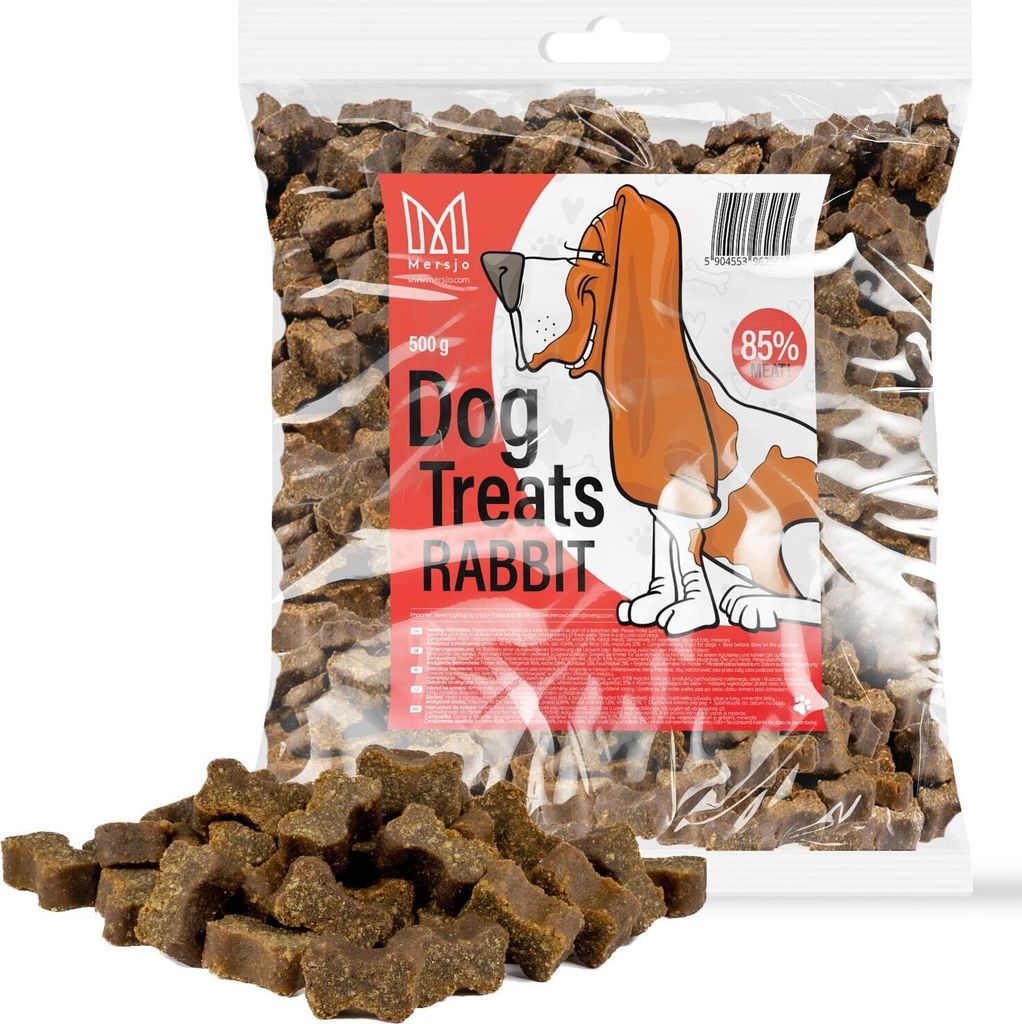 Hundeleckerli - Mersjo Kaninchenfleisch-Trainer 500g