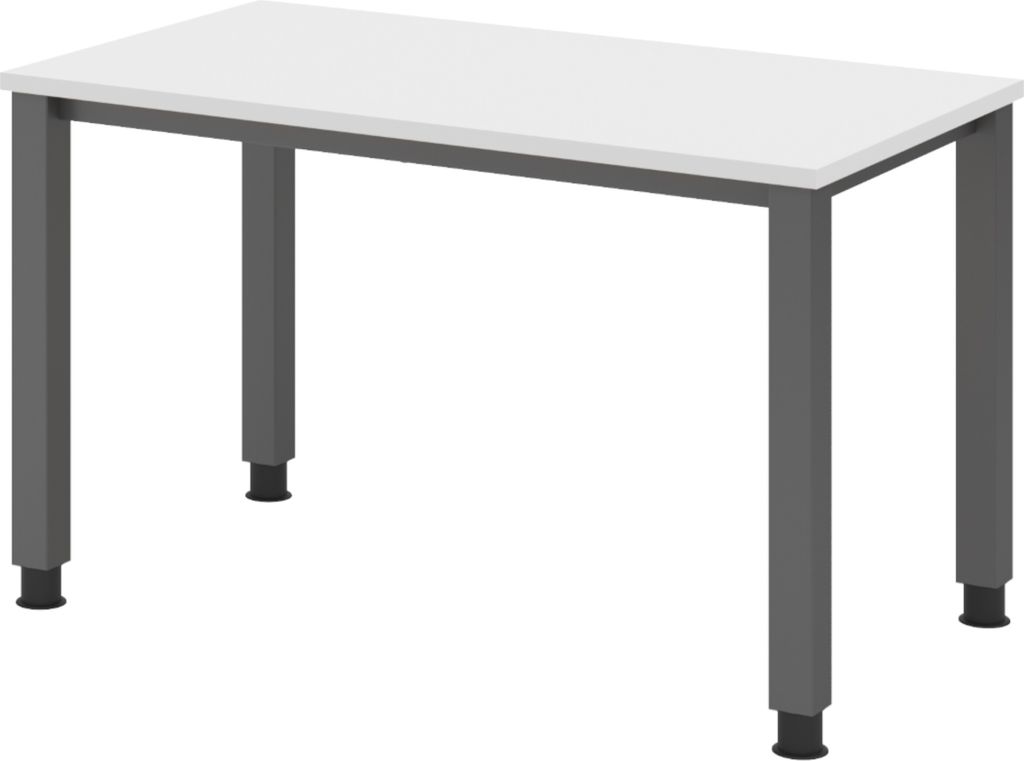 bümö Schreibtisch Serie-Q (Mini) - Nachbildung: Weiß, Produktbild 