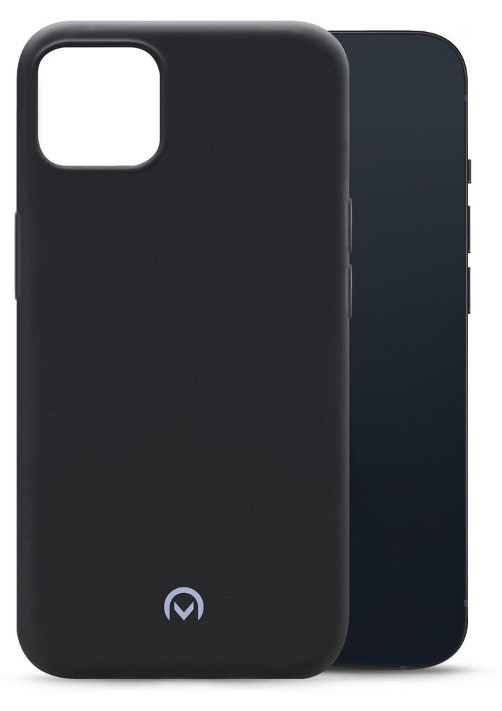 Mobilize Rubber Gelly iPhone 13 Hülle Flexibles TPU Backcover - Matt Black