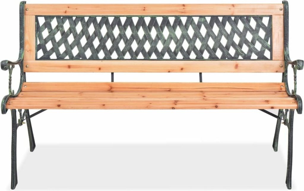 Panchina da giardino 122 cm in legno Immagine del prodotto 