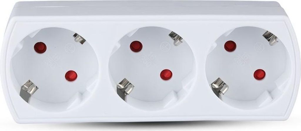 Adaptér s uzemňovacím kontaktom - IP20 - 3-cestný Obrázok produktu 