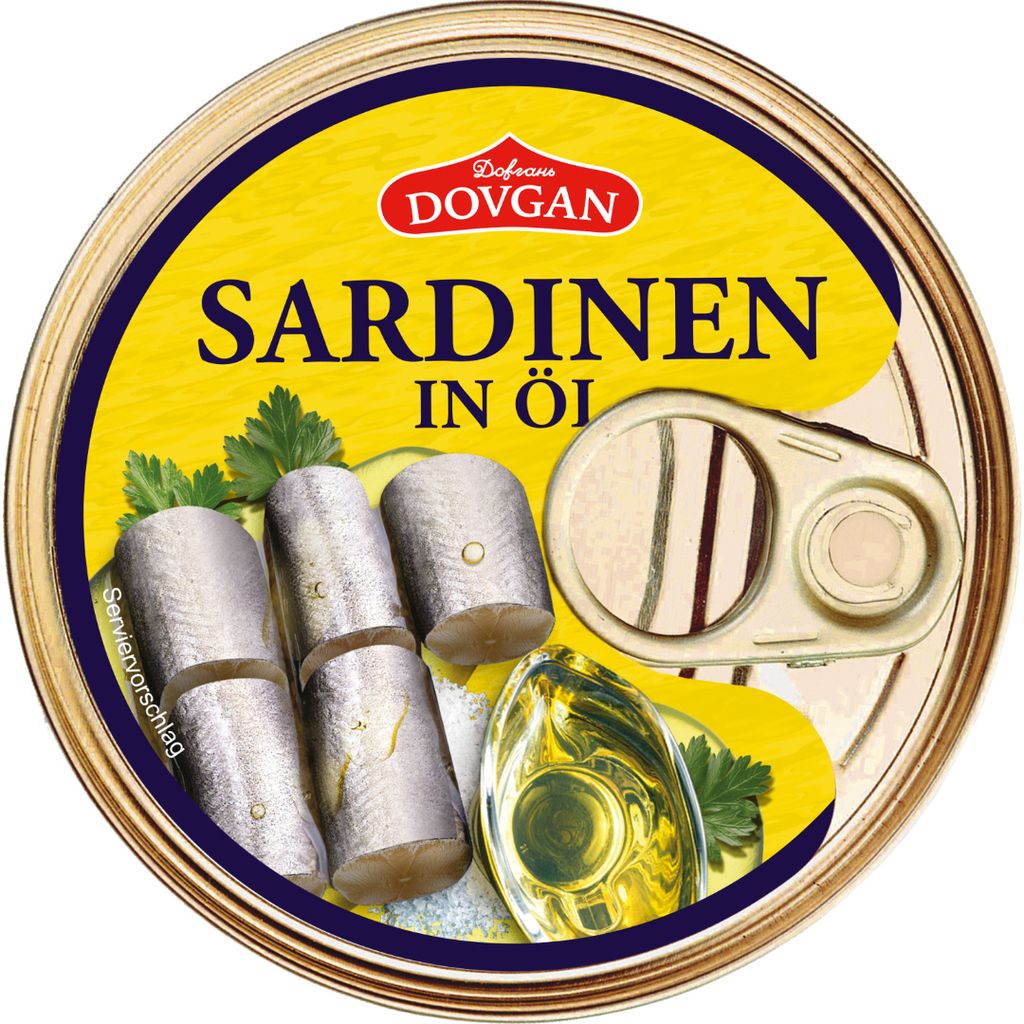 DOVGAN Sardinen in Öl Produktbild 