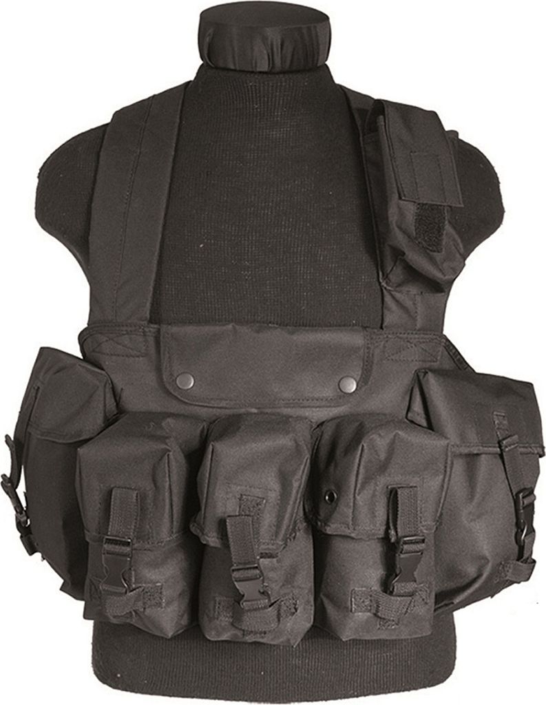 Chest Rig 6-Pocket schwarz