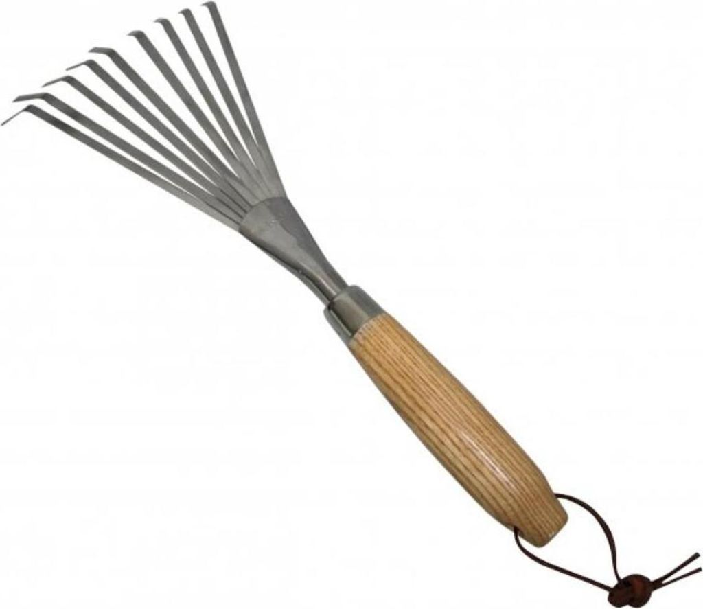 Kleinbesen, Edelstahl, Eschengriff