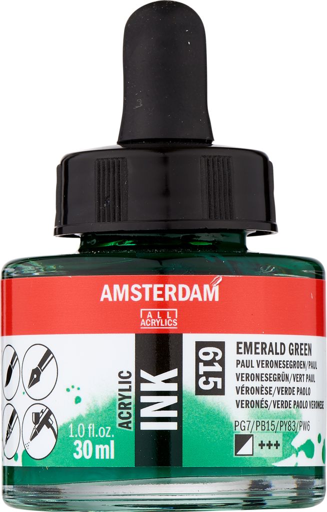 Amsterdam Acrylic Tinte Flasche 30 ml Paul Veronesegrün 615