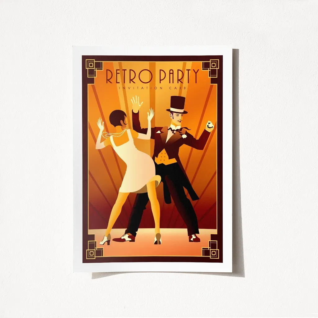 Habillez vos Murs Vides avec l'Affiche Dance 1986 Antireflet 50x70 Wallity