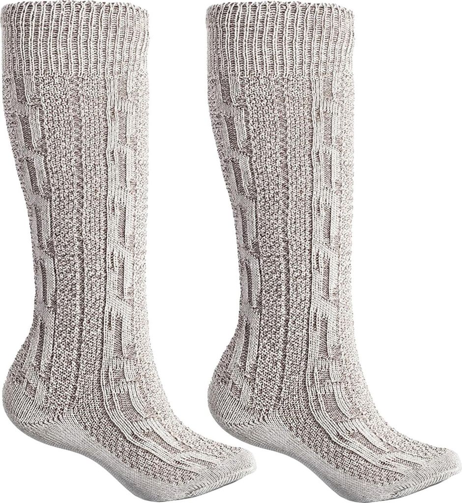 Trachtensocken Trachtenstrümpfe Zopfmuster 40cm, Produktbild 