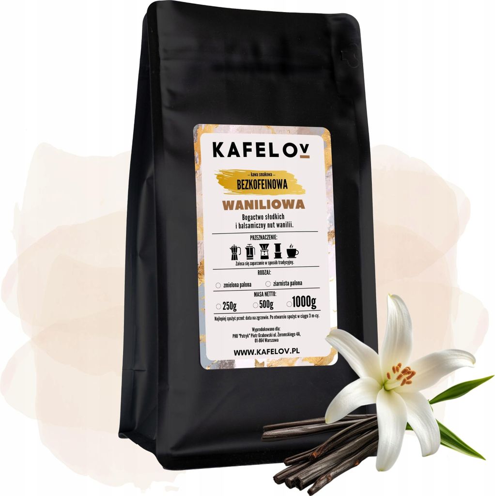 KAFELOV | Aromakaffee - Vanille - 250 g - 100% Arabica - Produktbild 