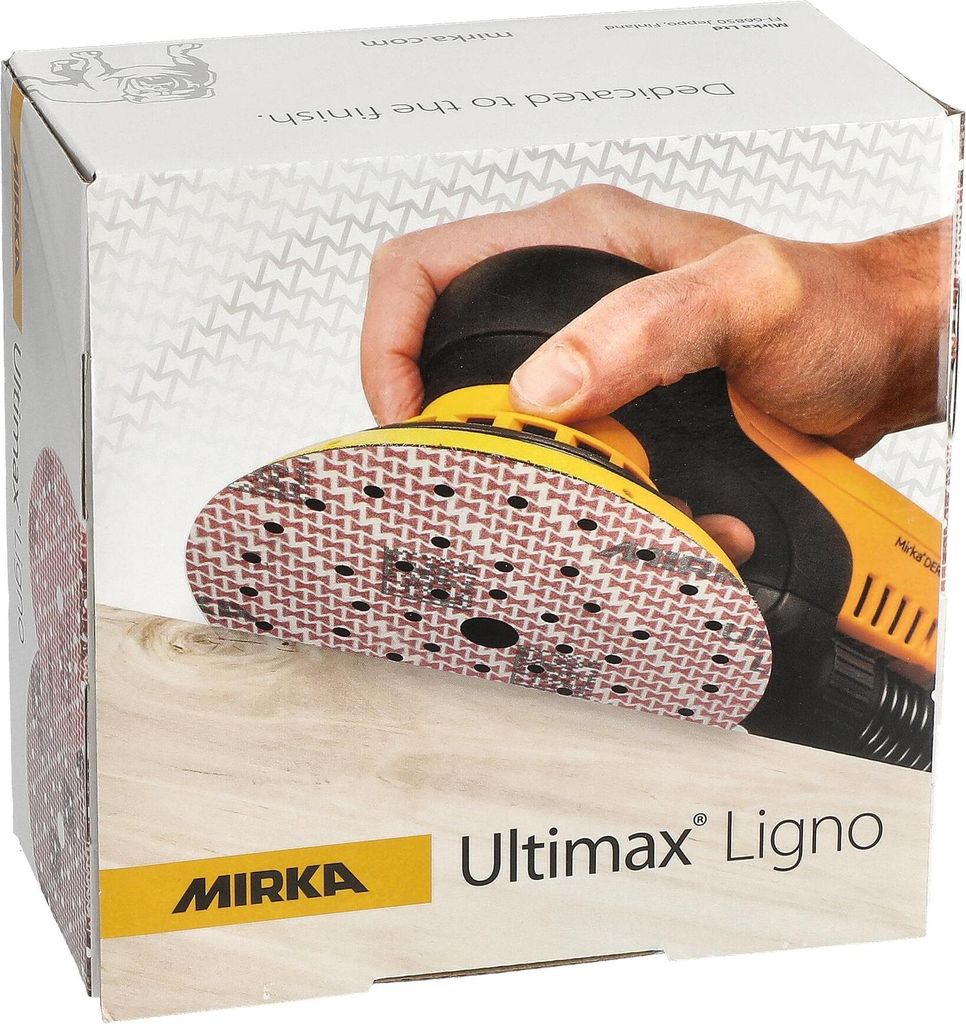 Mirka Ultimax Ligno Ø 150mm Schleifscheiben Klett Multifit, Korn 320 , 100 Stk