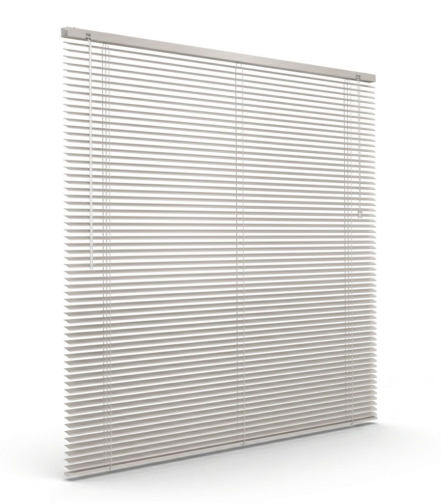 Aluminium Jalousie, 145 x 175 cm, grau-beige matt Produktbild 