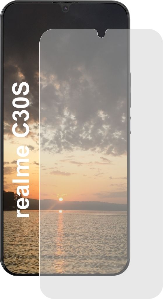 realme C30S - 3x Panzerfolie kristallklar-Displayschutzfolie - Schutzfolie