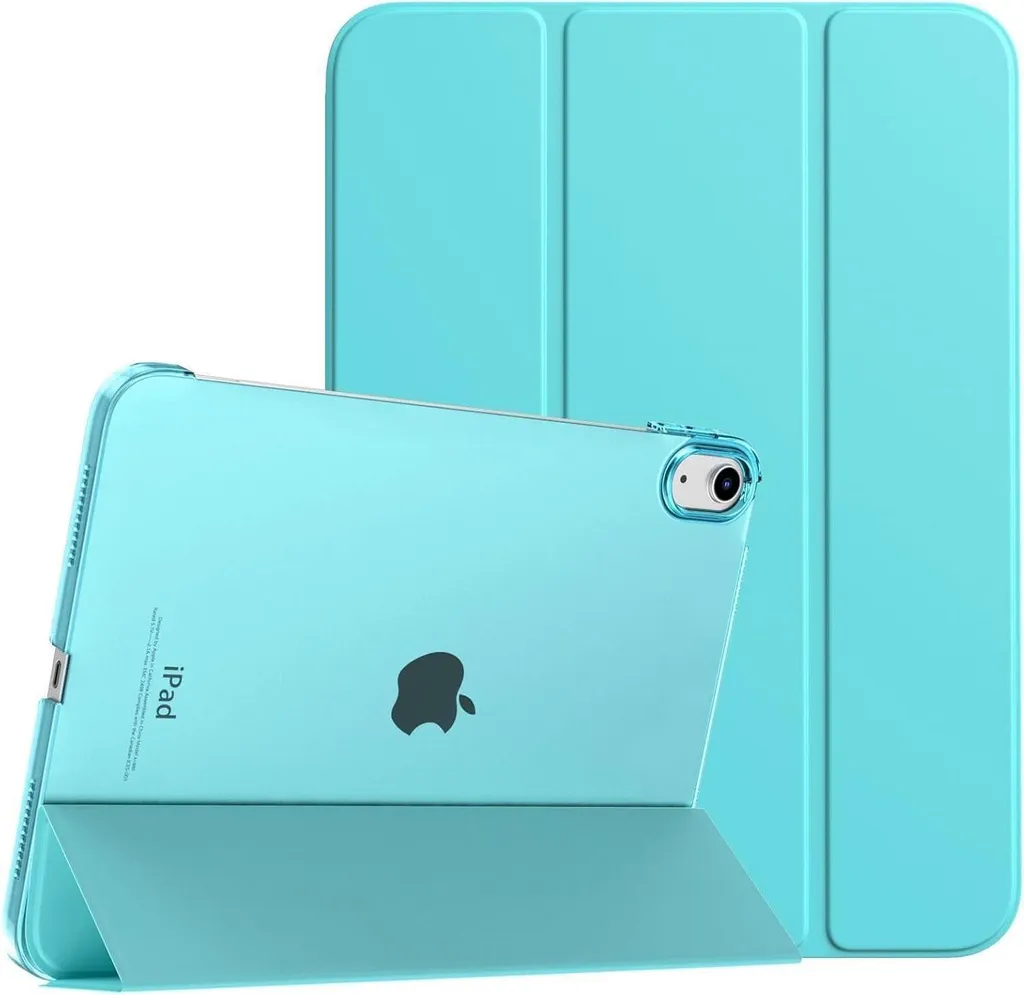 Housse iPad 10.9 2022 Protection Intégrale Fine avec Support Triple Plis