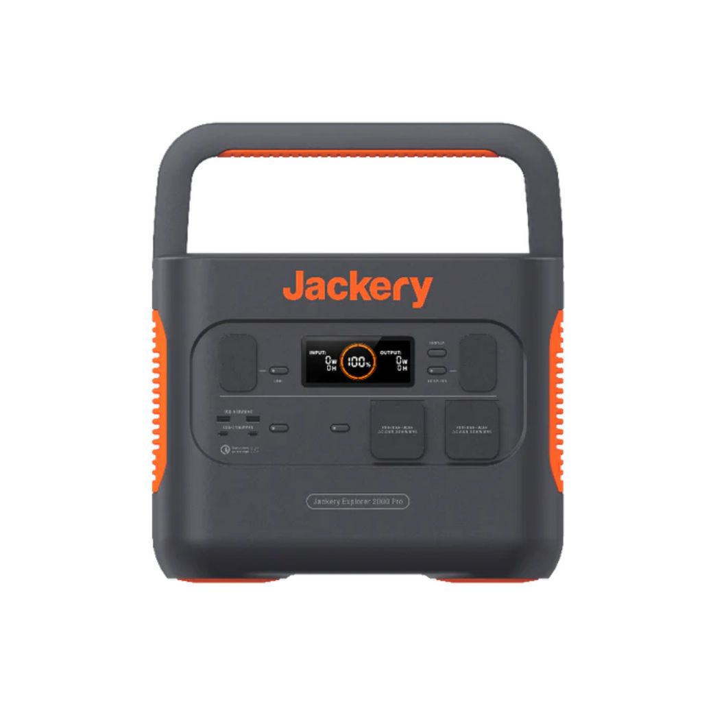 Jackery Explorer 2000 PRO Tragbare Powerstation 2160Wh 2200W, Solarspeicher Stromerzeuger Solaranlage Schnellladung in 2 Std. für Camping, Generator