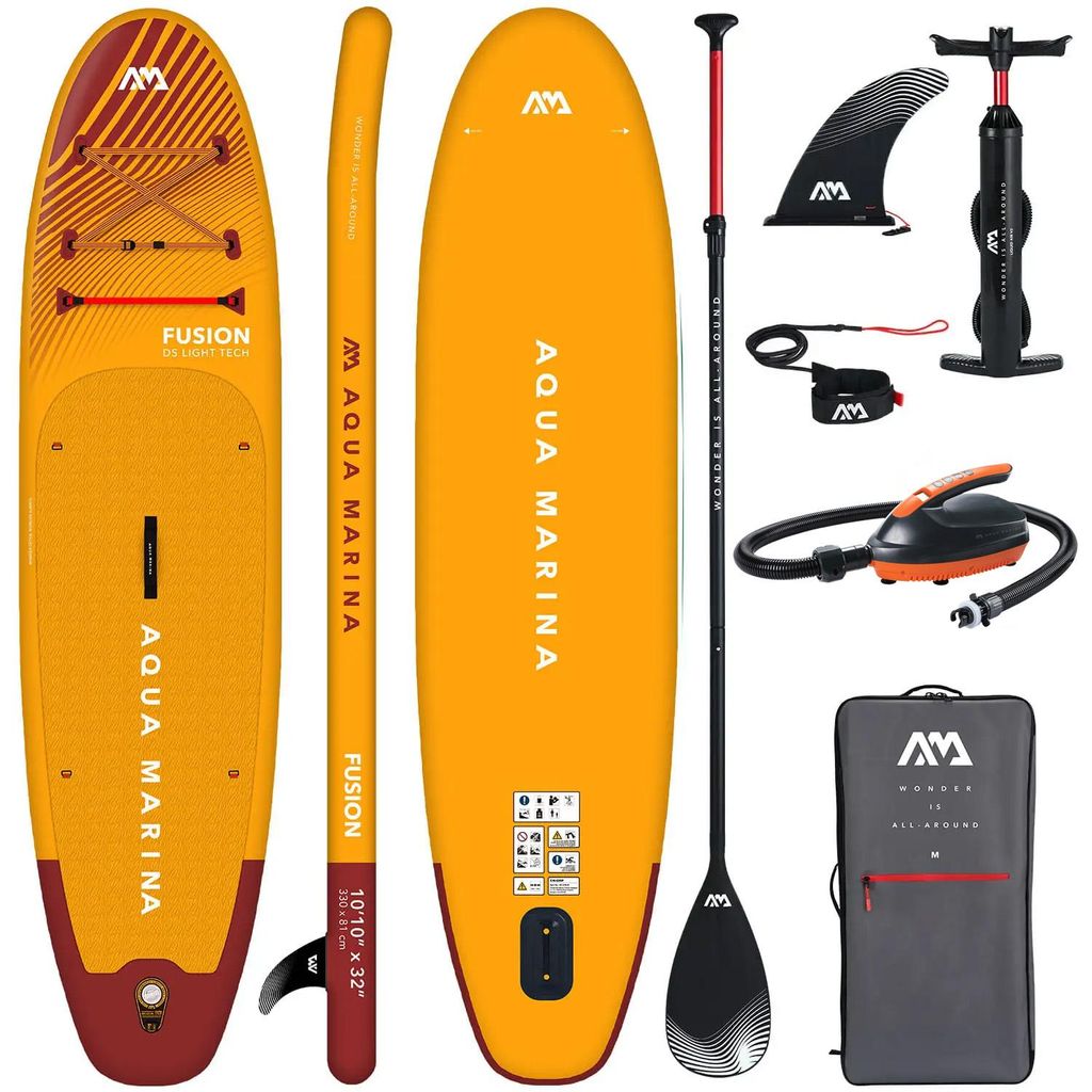 Aqua Marina Fusion 10'10" SUP Brett + E-PUMPE EP-T16