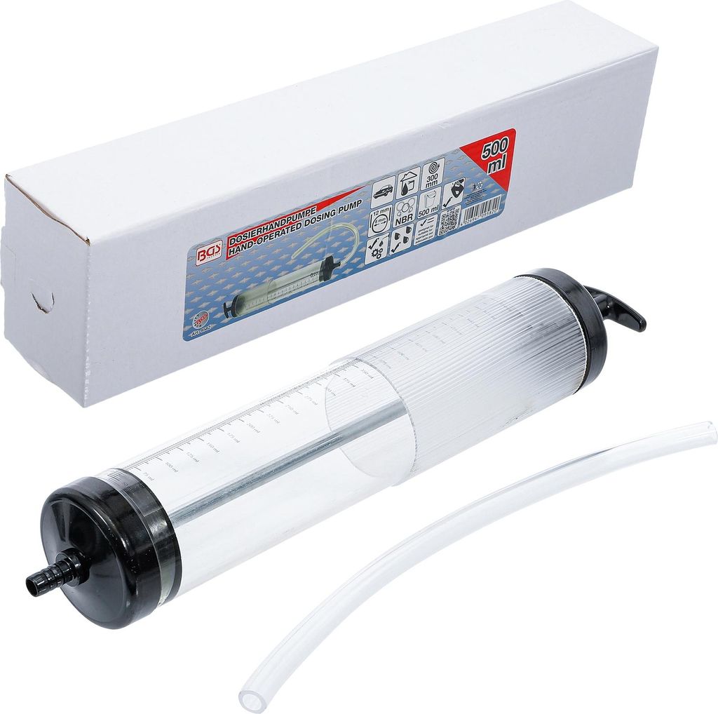 Pompa Sottovuoto BGS Per Liquidi - 6 Litri, Aspirazione Pneumatica O Manuale, Per Oli, Acqua, Liquidi Auto - Foto 11