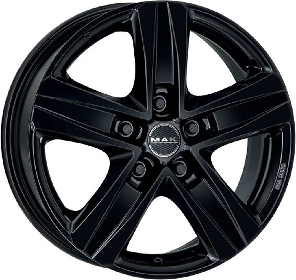 Alufelge Mak Stone 5 3 6.5X15 5X160 Et 58 Gloss Black