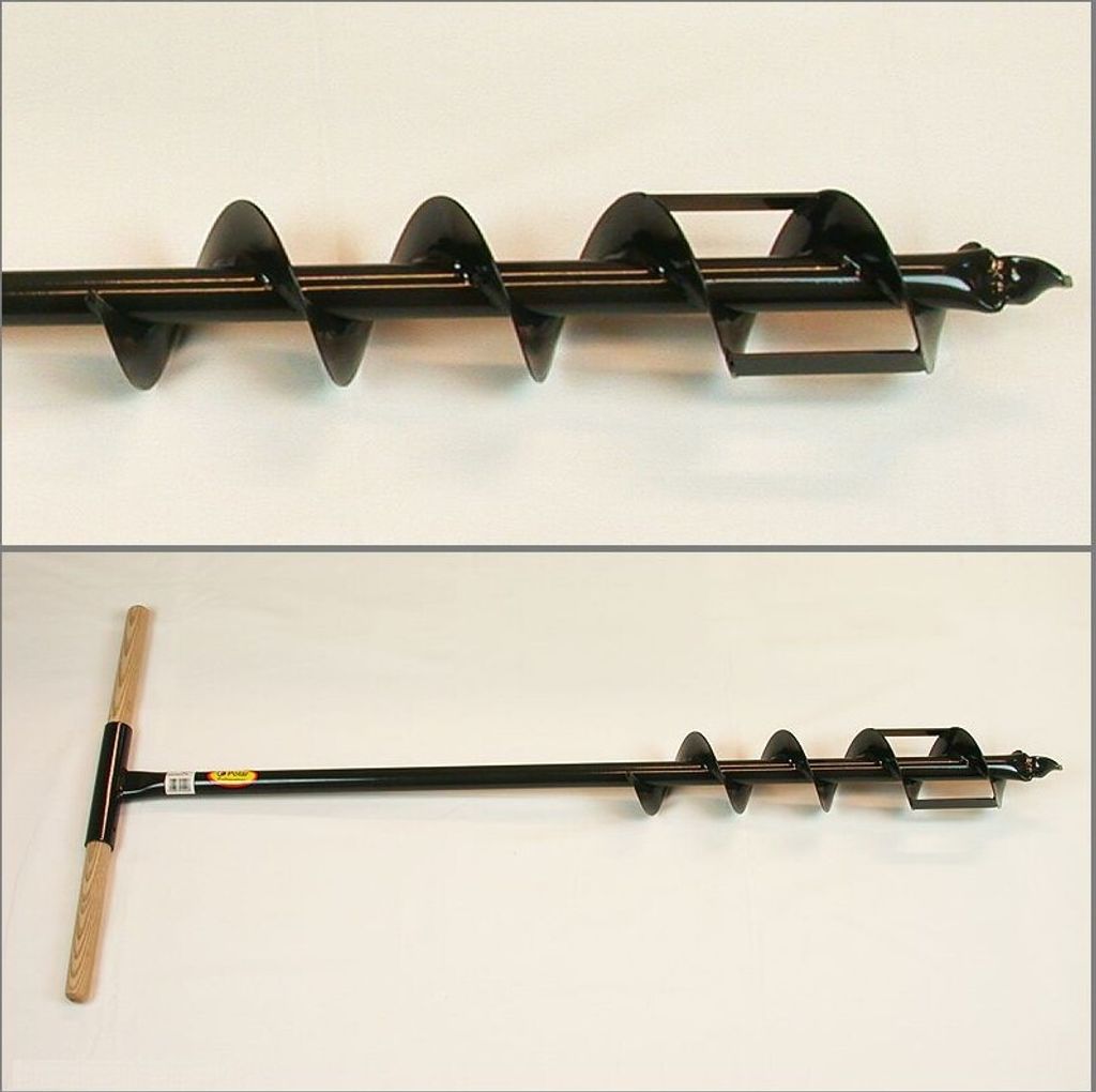 Polar 5519 Erdlochbohrer Ø 70 mm Pfahlbohrer, Erdbohrer für Weide- & Gartenzaun