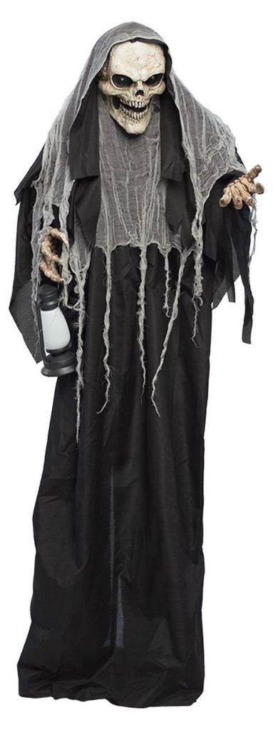 Figurka Zářící smrtka 180 cm kostra Halloween dekorace Obrázek produktu 
