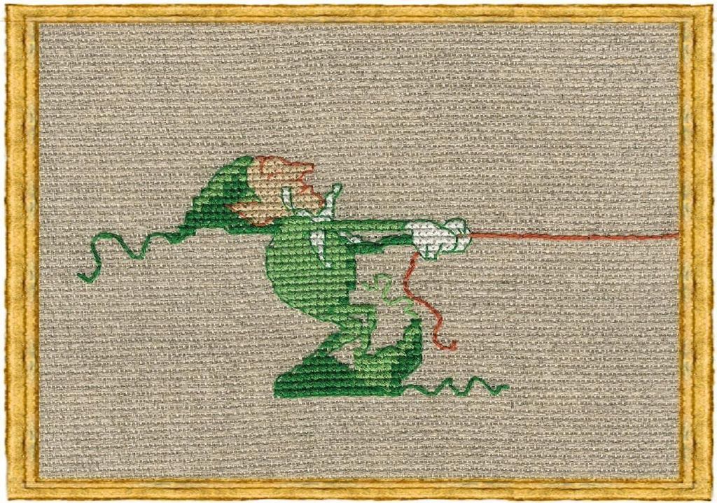 Nimue Kreuzstich Set "Mac 3", Zählmuster, 15K, 14x6cm