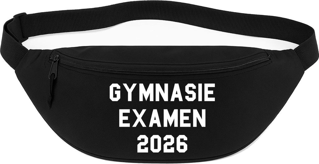 Huuraa Bauchtasche Gymnasieexamen 2026 Abschluss Schweden 2,5 Liter Black Polyester Crossbody Bag Geschenkidee
