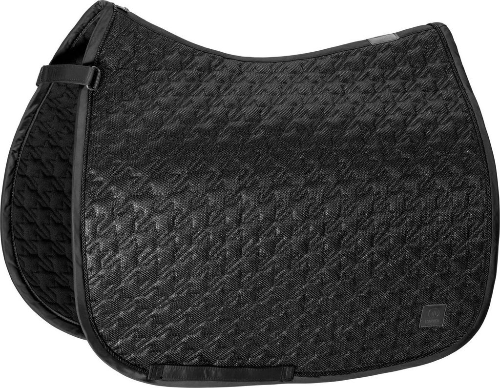 Eskadron ESSENCE Schabracke " GLITTER - MESH " darkolive, black, doveblue Form - Dressur Farbe - black