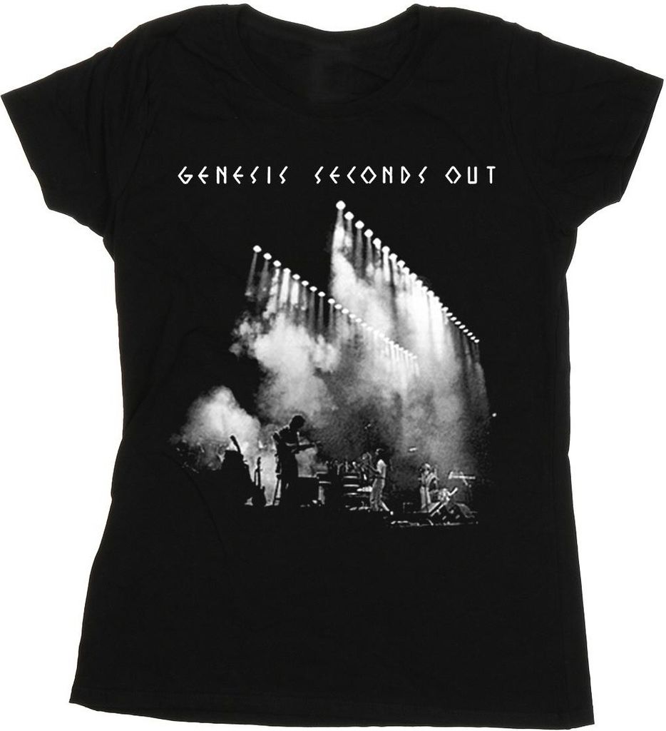 Genesis - "Seconds Out" T-Shirt für Damen BI37843 (XXL) (Schwarz)
