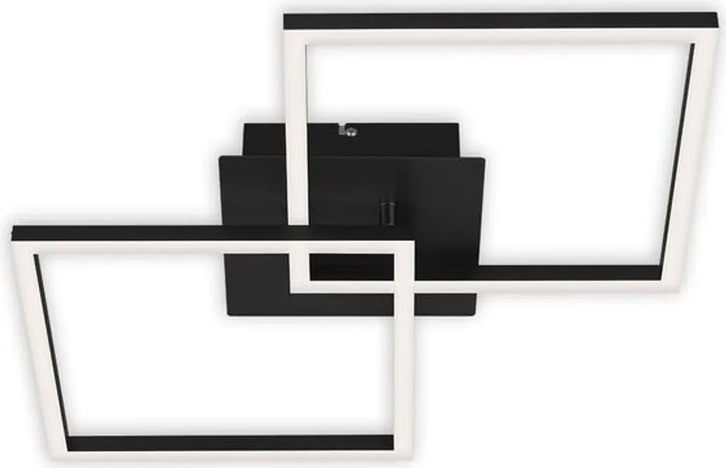 Luminaire Plafonnier LED Design Orientable Noir pour Salon et Chambre