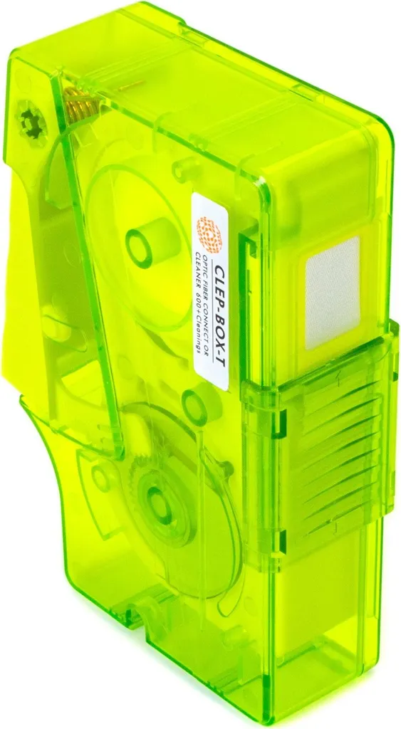 Nettoyeur de fibre optique manuel 500 utilisations avec ruban antistatique